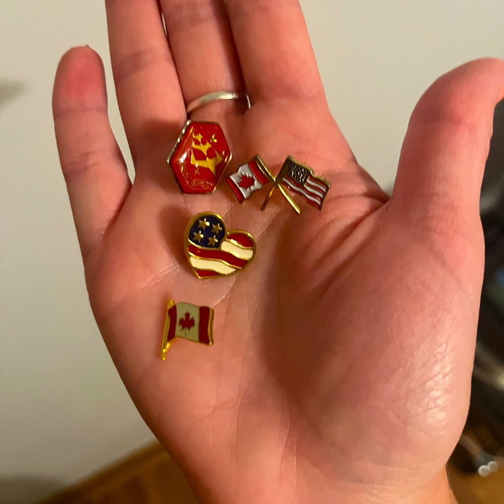 CANADIAN AMERICAN PINS